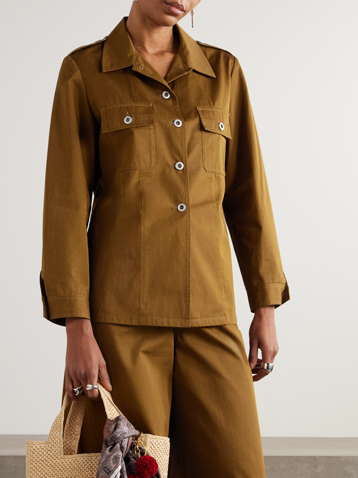 Malia Cotton-Twill Jacket