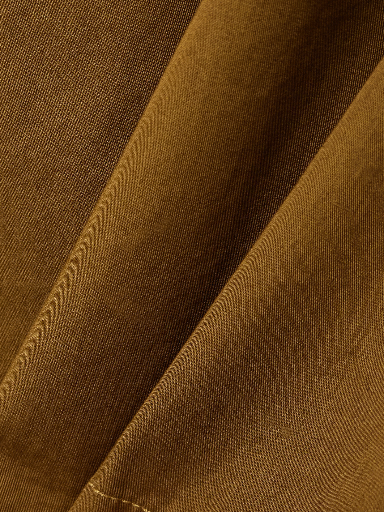 Emporio Sirenuse Nadia Silk-twill Wide-leg Pants In Brown