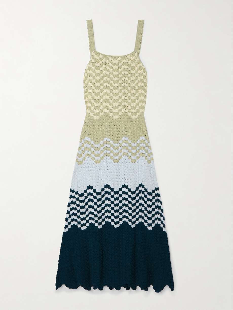 marea crocheted cotton maxi dress