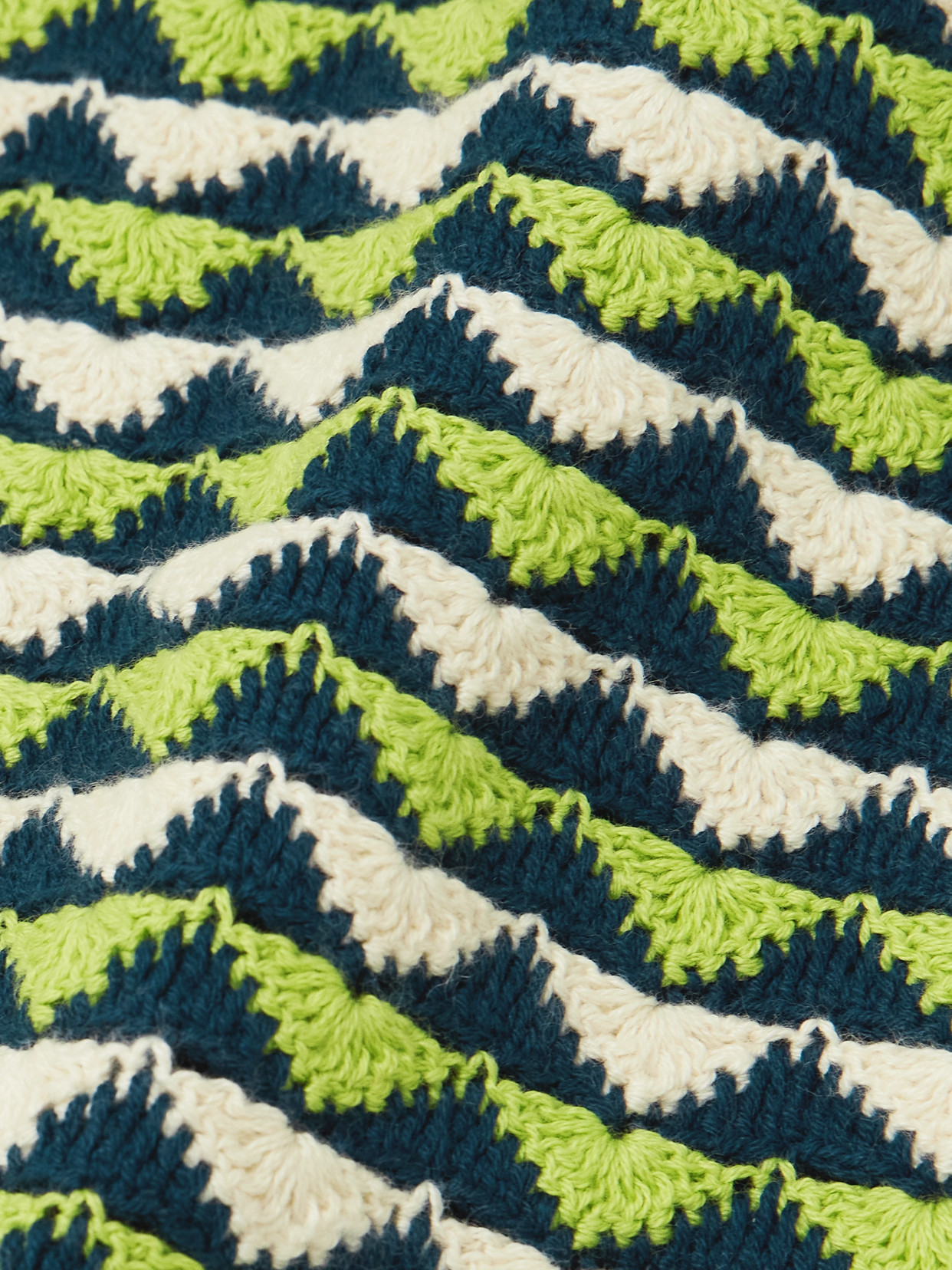 Motupe Scalloped Crocheted Cotton Mini