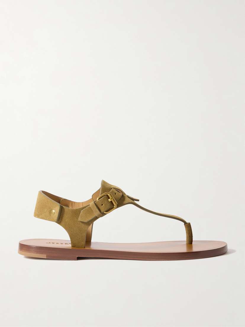Isabel Marant Akel Embellished Suede Sandals