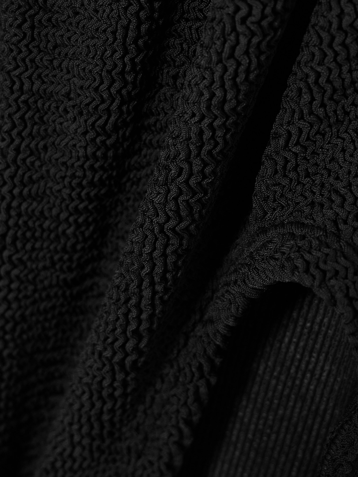 Hunza G Dallas Seersucker Swimsuit In Black