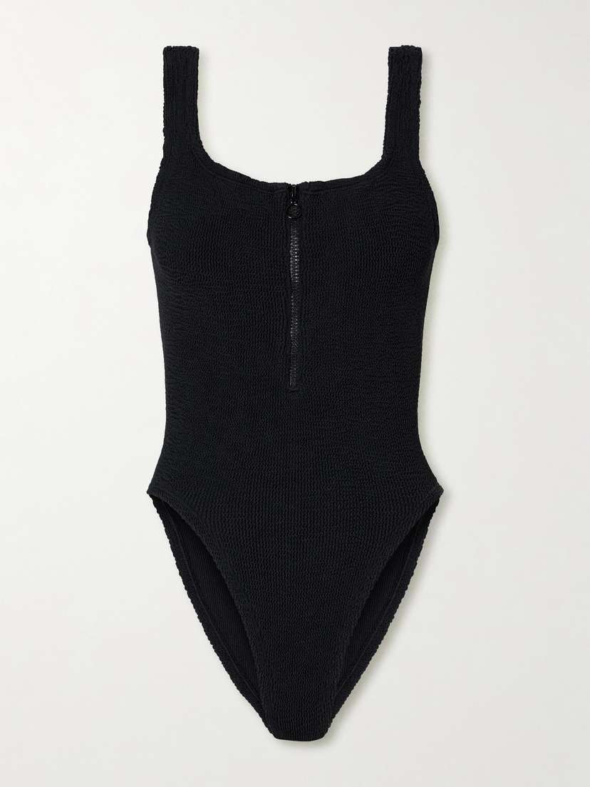 Hunza G Dallas Seersucker Swimsuit