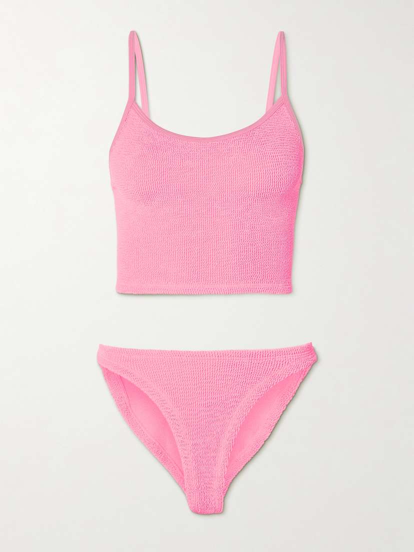 Hunza G Strap Seersucker Bikini