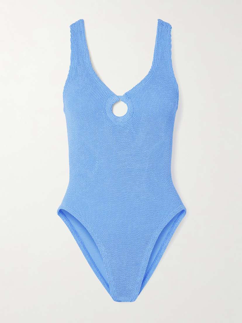 Hunza G Celine Seersucker Swimsuit