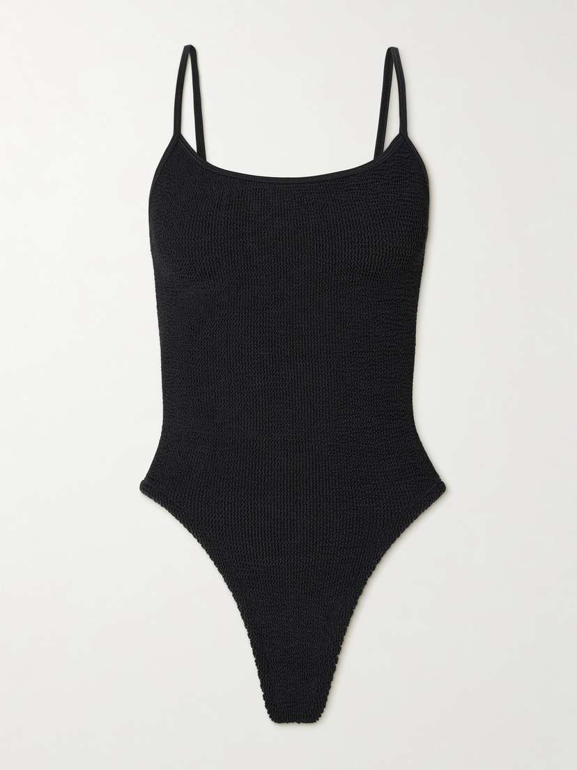 Hunza G Petra Seersucker Swimsuit