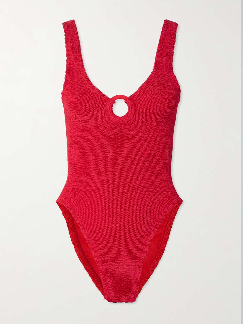 Hunza G Celine Seersucker Swimsuit