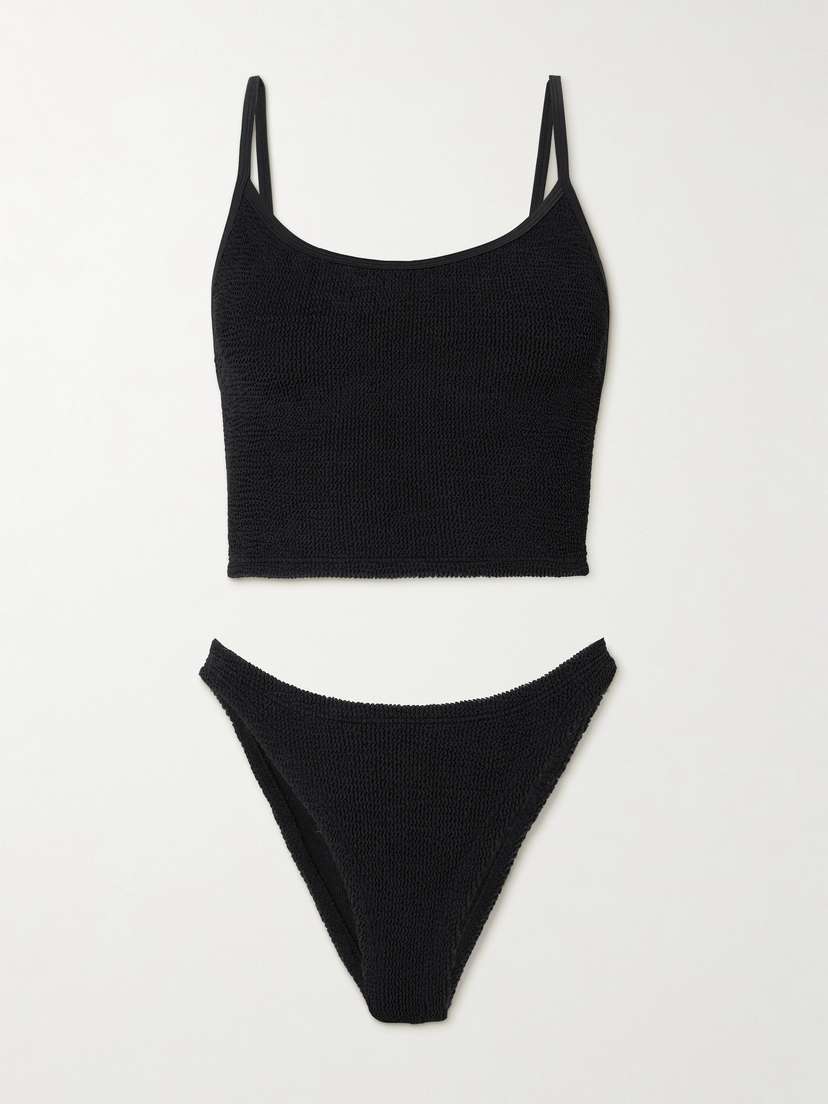 Hunza G Strap Seersucker Bikini