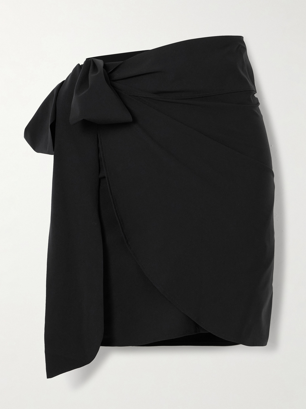 Hunza G Stretch-jersey Pareo In Black