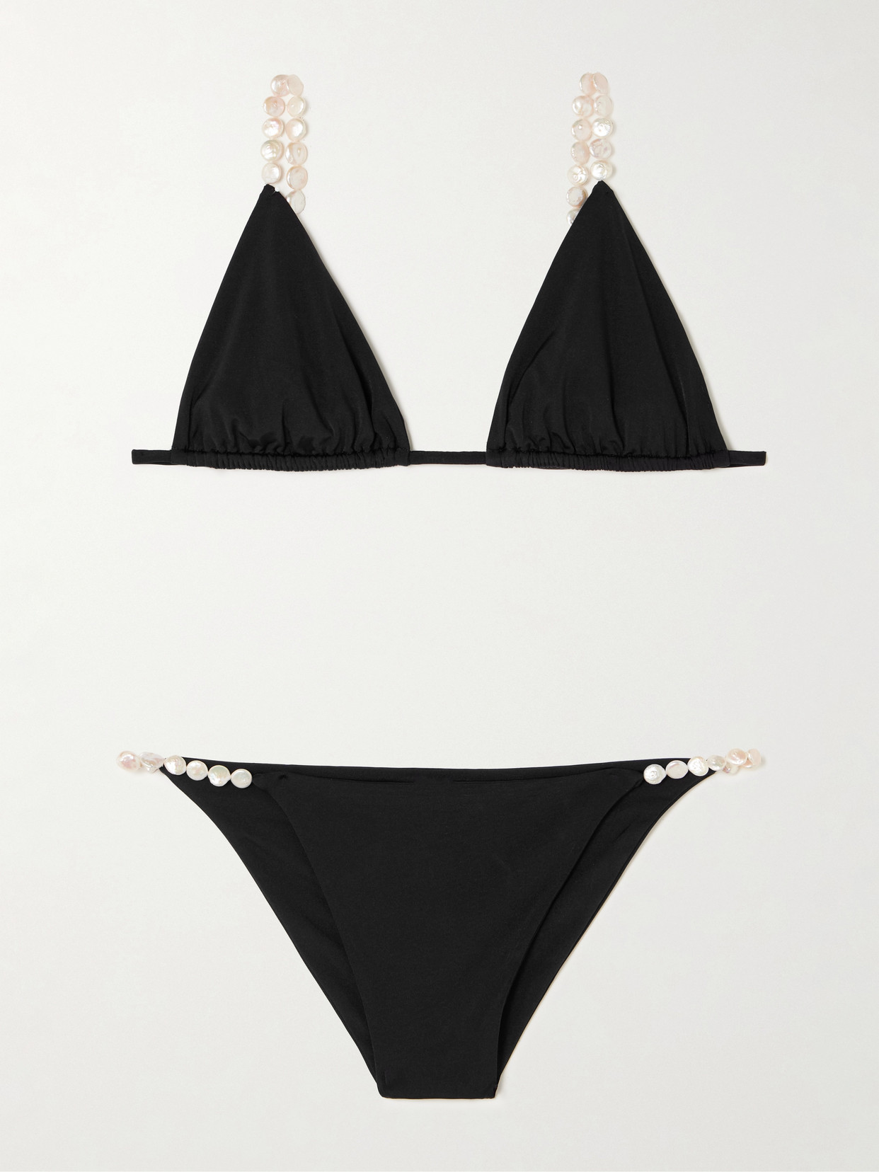 Sara Cristina Pearl-embellished Bikini