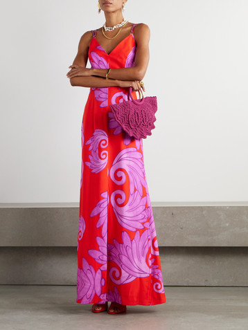 THEMIS Z Lydia printed jersey maxi dress