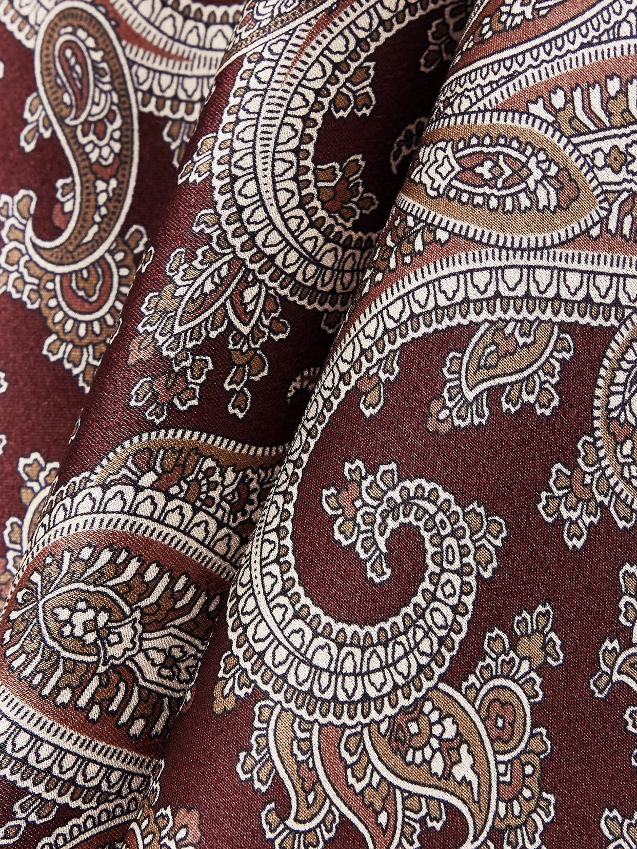Saint Laurent Paisley-print Silk Scarf