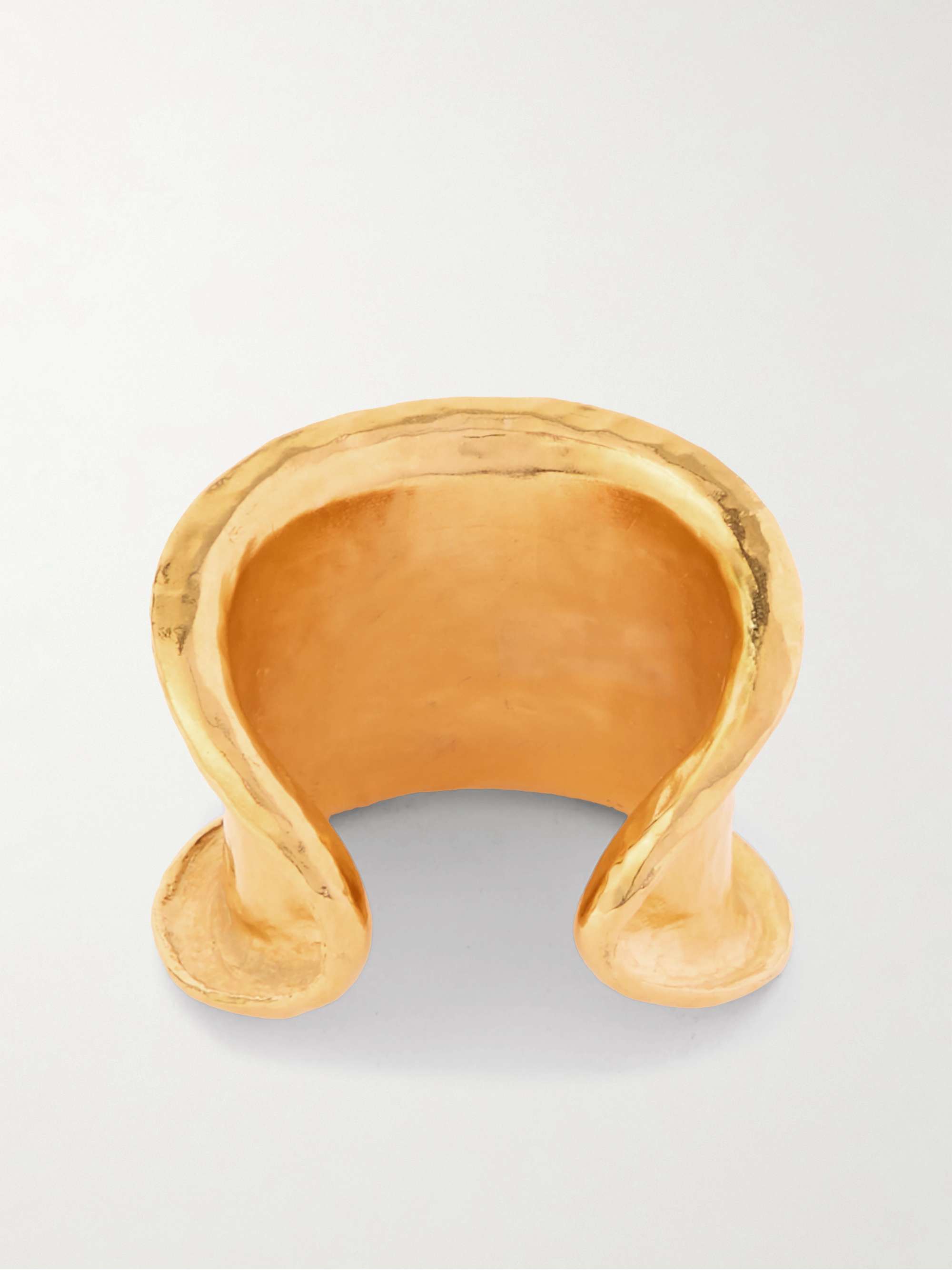 SAINT LAURENT Gold-tone and resin cuff | NET-A-PORTER
