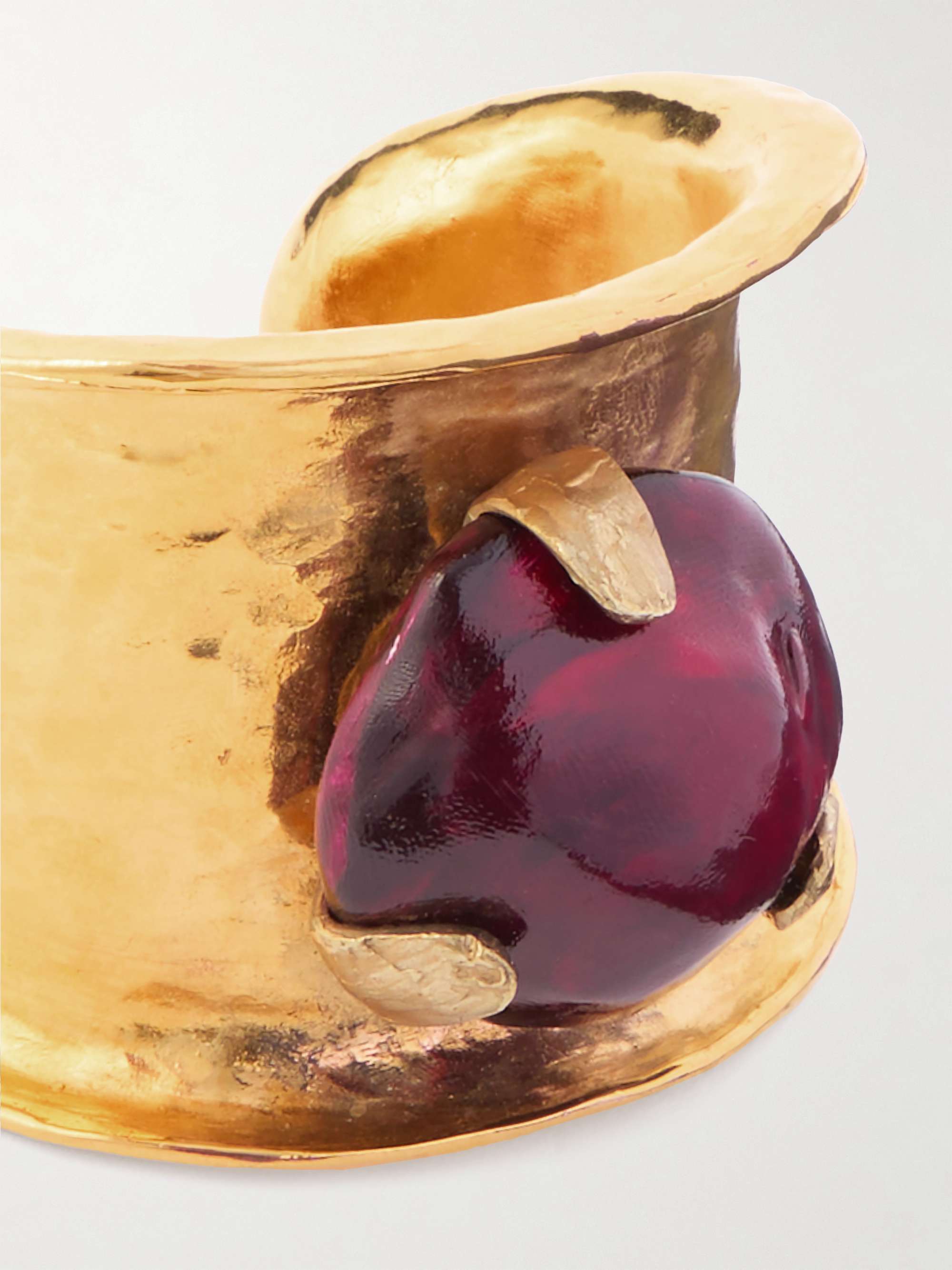Small bumpy cuff in metal | Saint Laurent | YSL.com
