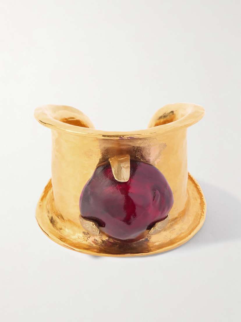 Saint Laurent tone And Resin Cuff