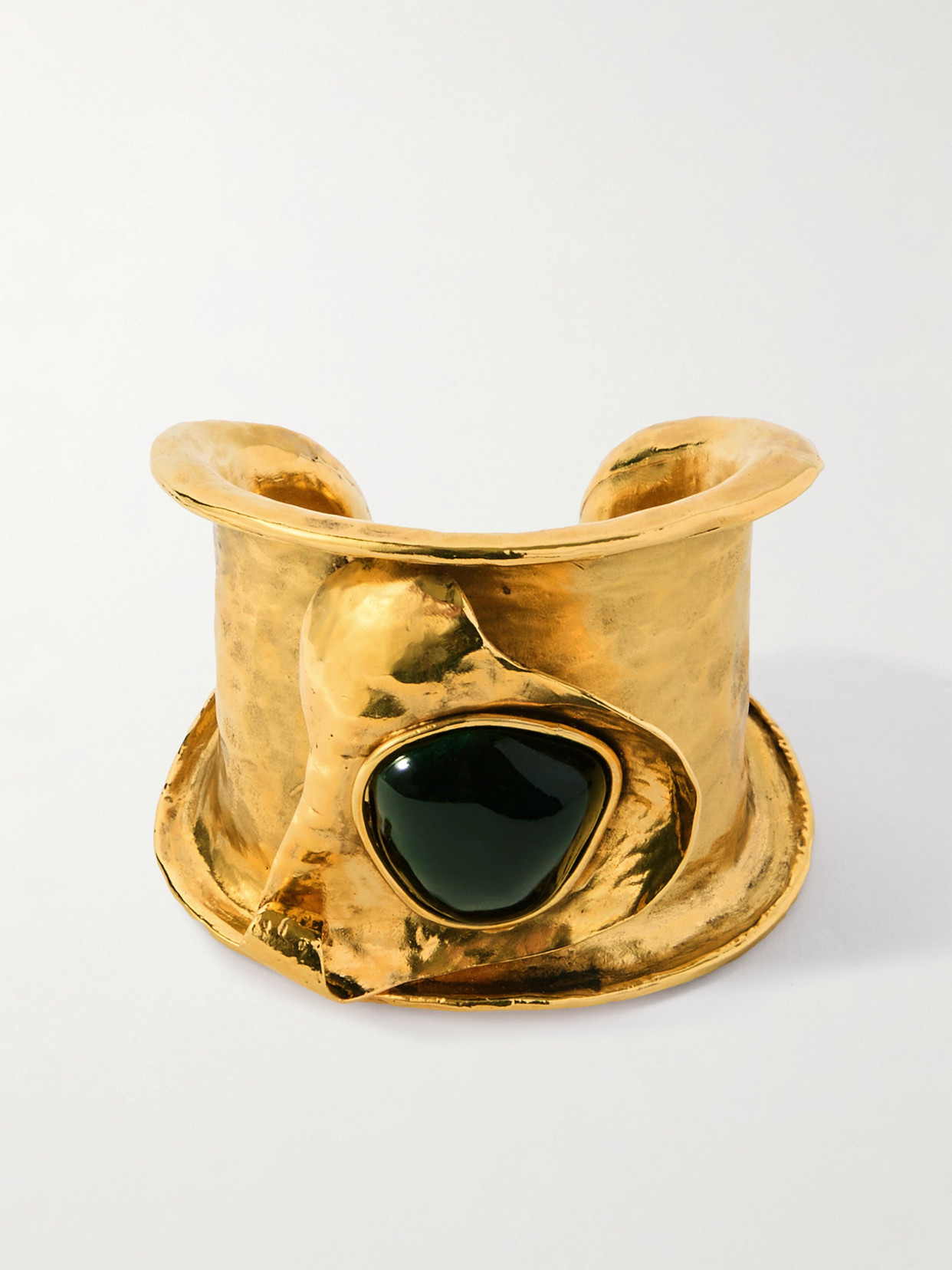 Saint Laurent Gold-tone And Resin Cuff