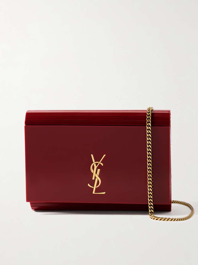Saint Laurent Vicky Plexiglass Shoulder Bag