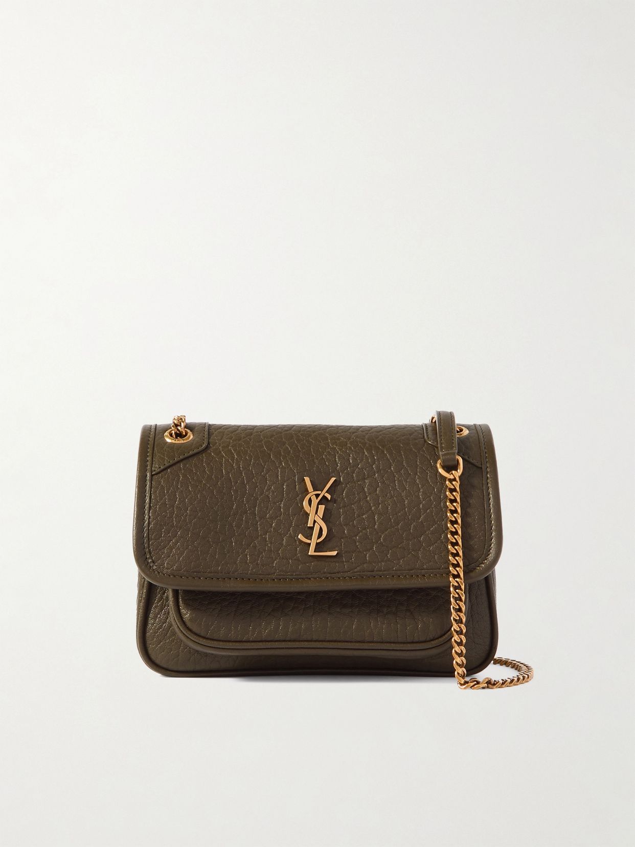 Niki mini crinkled-leather shoulder bag