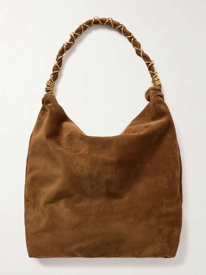 Saint Laurent Amalia Medium Suede Tote