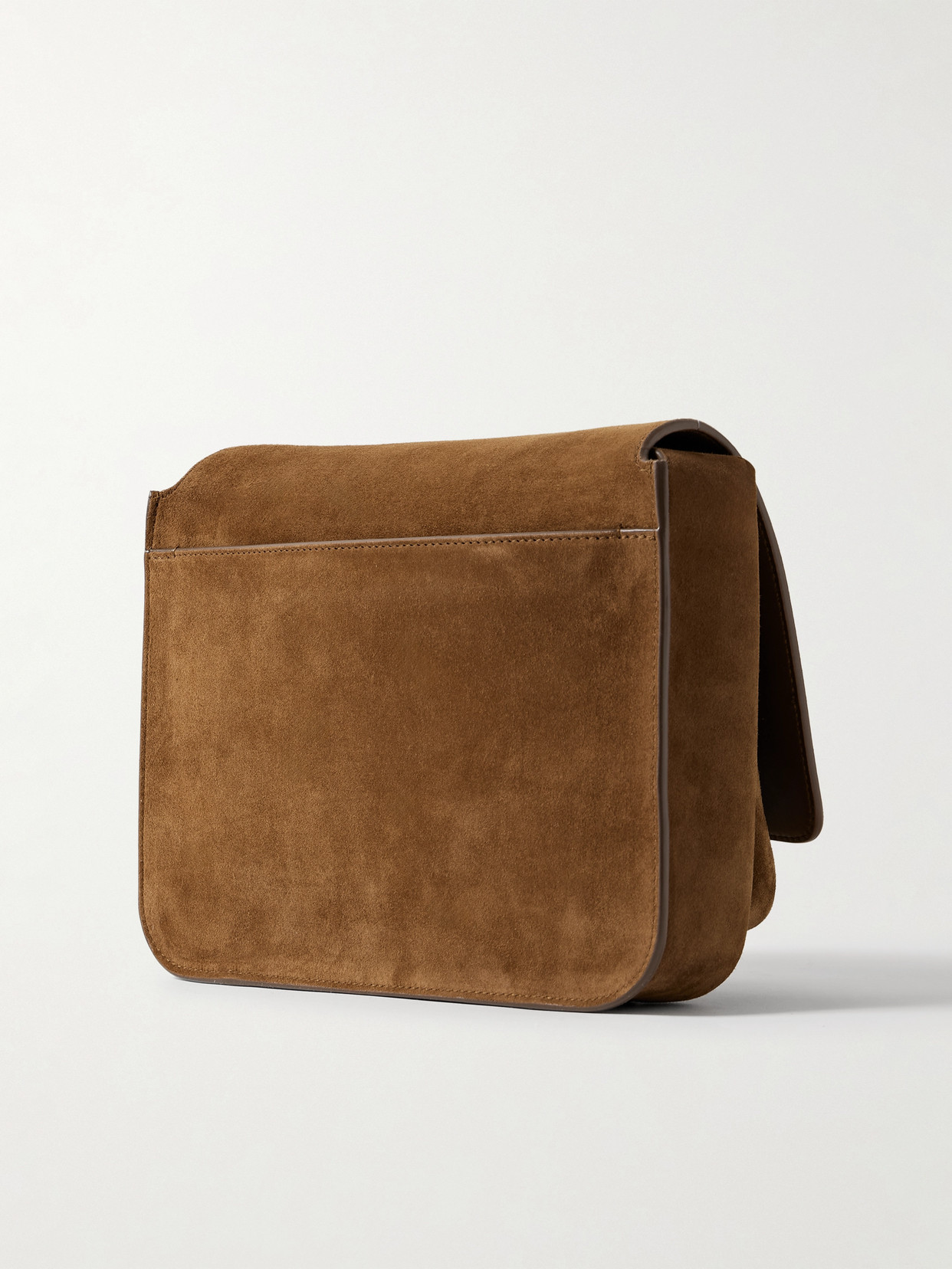 Saint Laurent Niki Suede Shoulder Bag In Brown