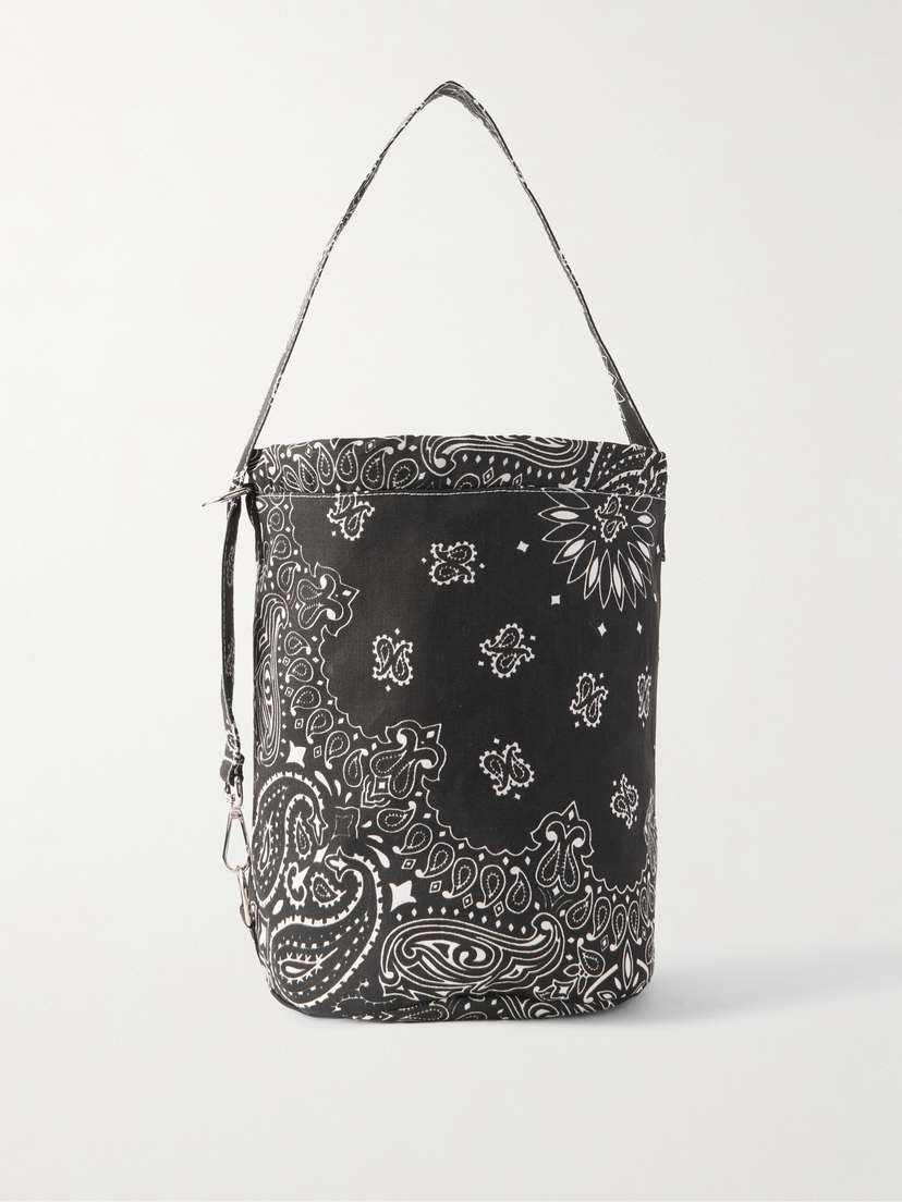 CALL IT BY YOUR NAME Paisley-print Cotton Bucket Bag