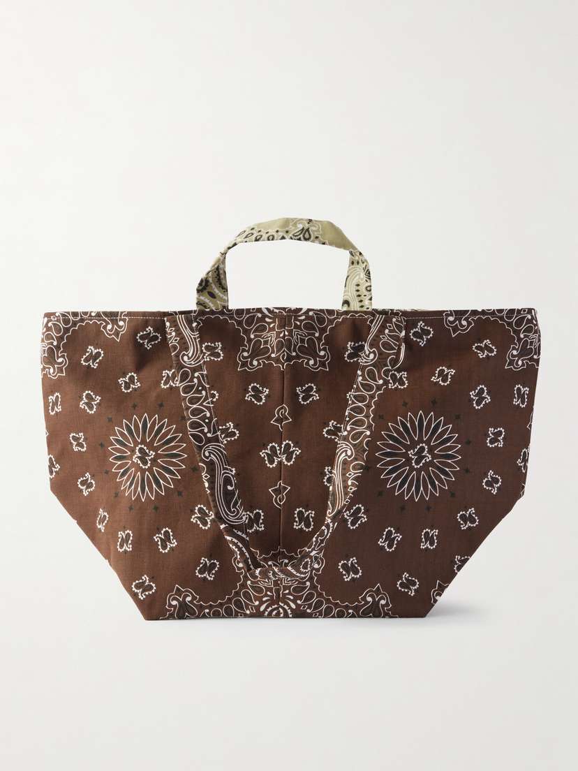 CALL IT BY YOUR NAME Bandana-print Cotton-canvas Tote