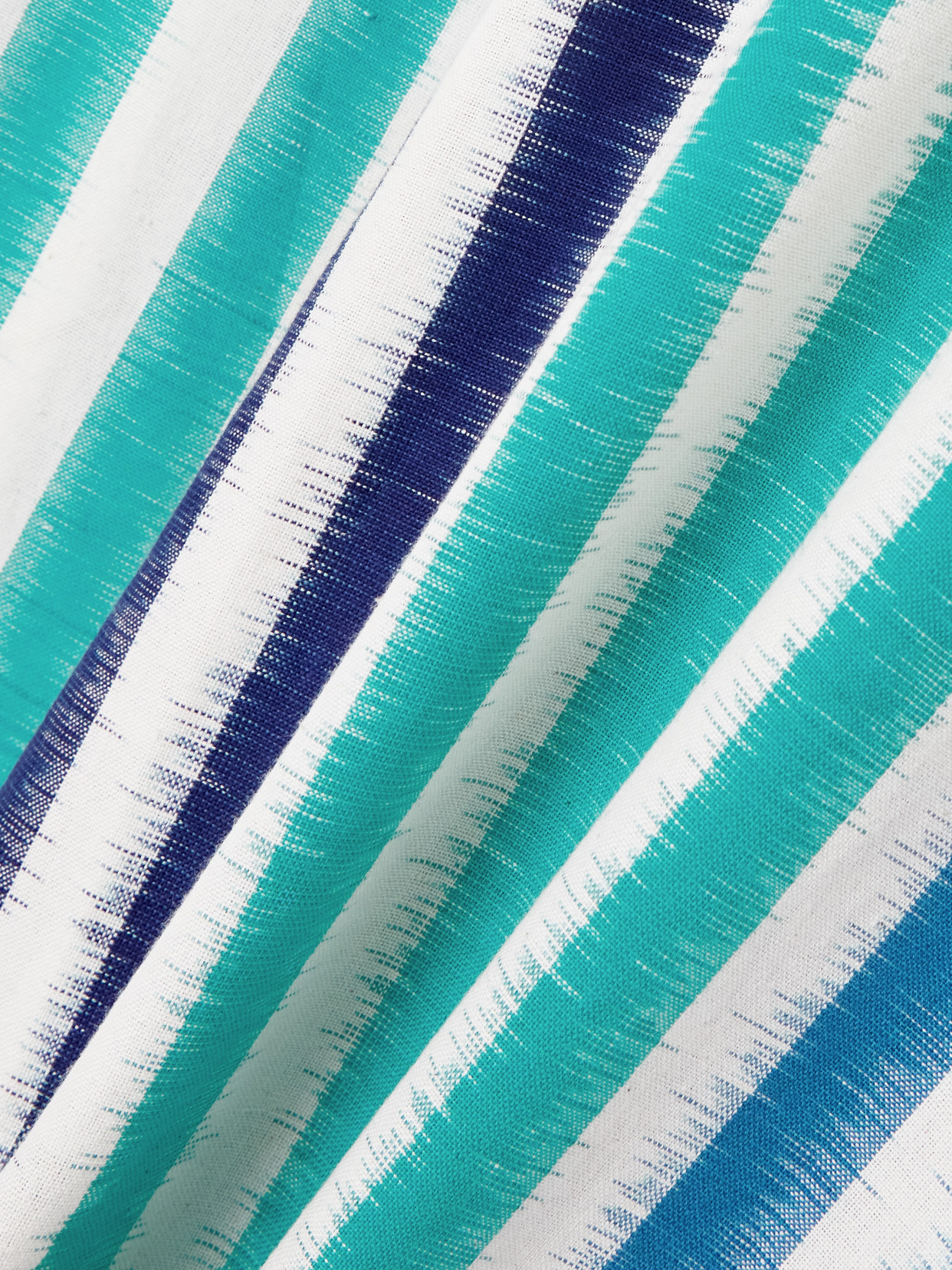 Emporio Sirenuse Nellie Striped Cotton Maxi Dress
