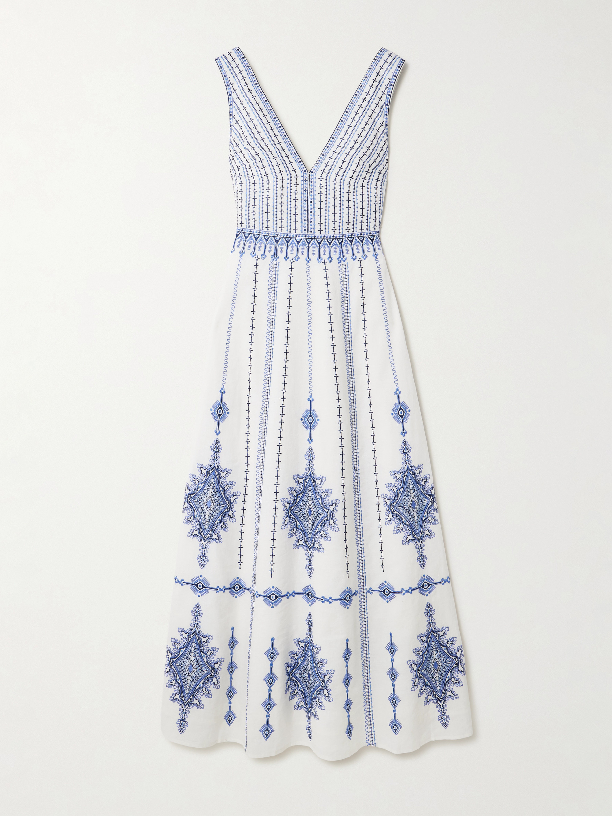 nellie linen dress Nellie Quats - Ring O Roses Dress | Blush & Oat Stripe Linen