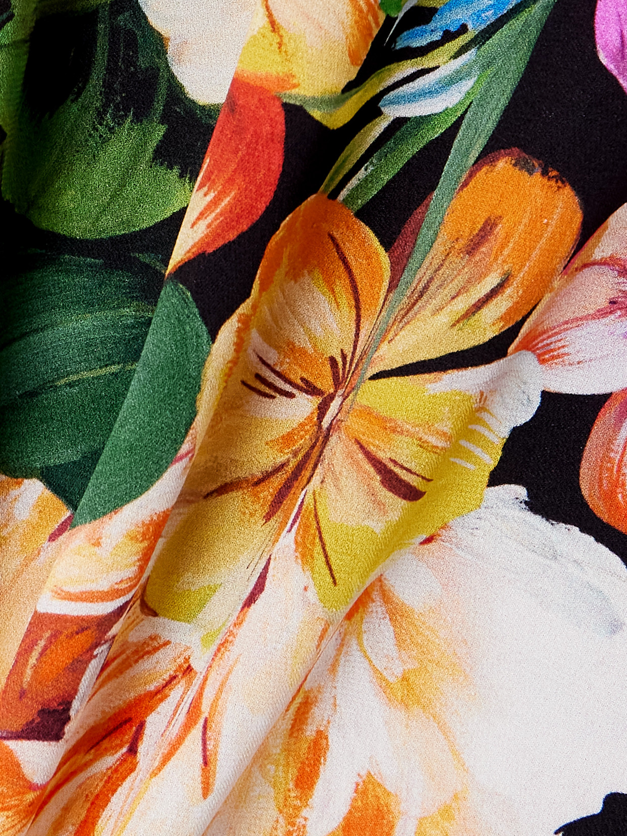 Dolce & Gabbana Floral-print Silk-blend Charmeuse Skinny Pants