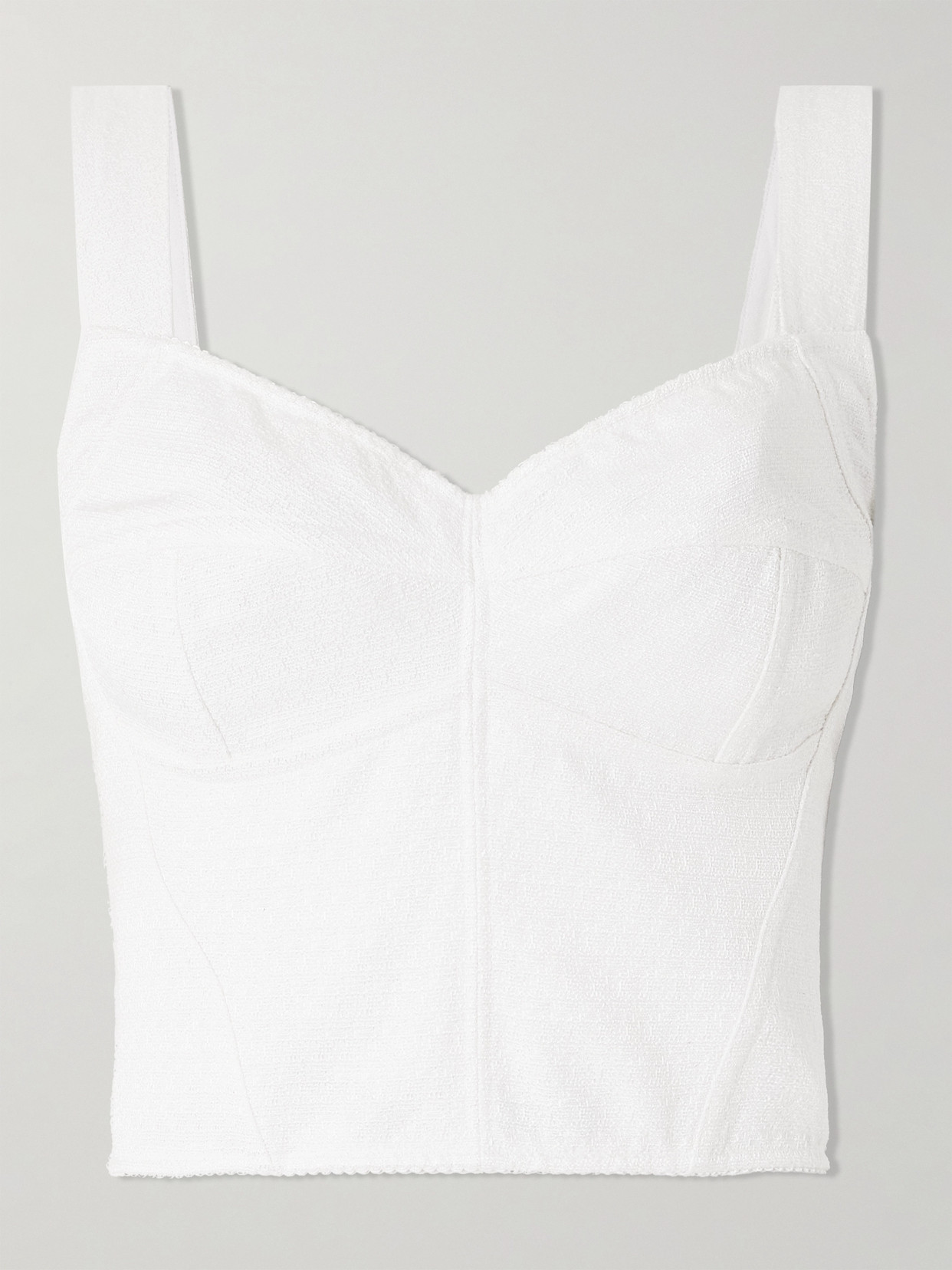 Dolce & Gabbana Cropped Matelassé Top