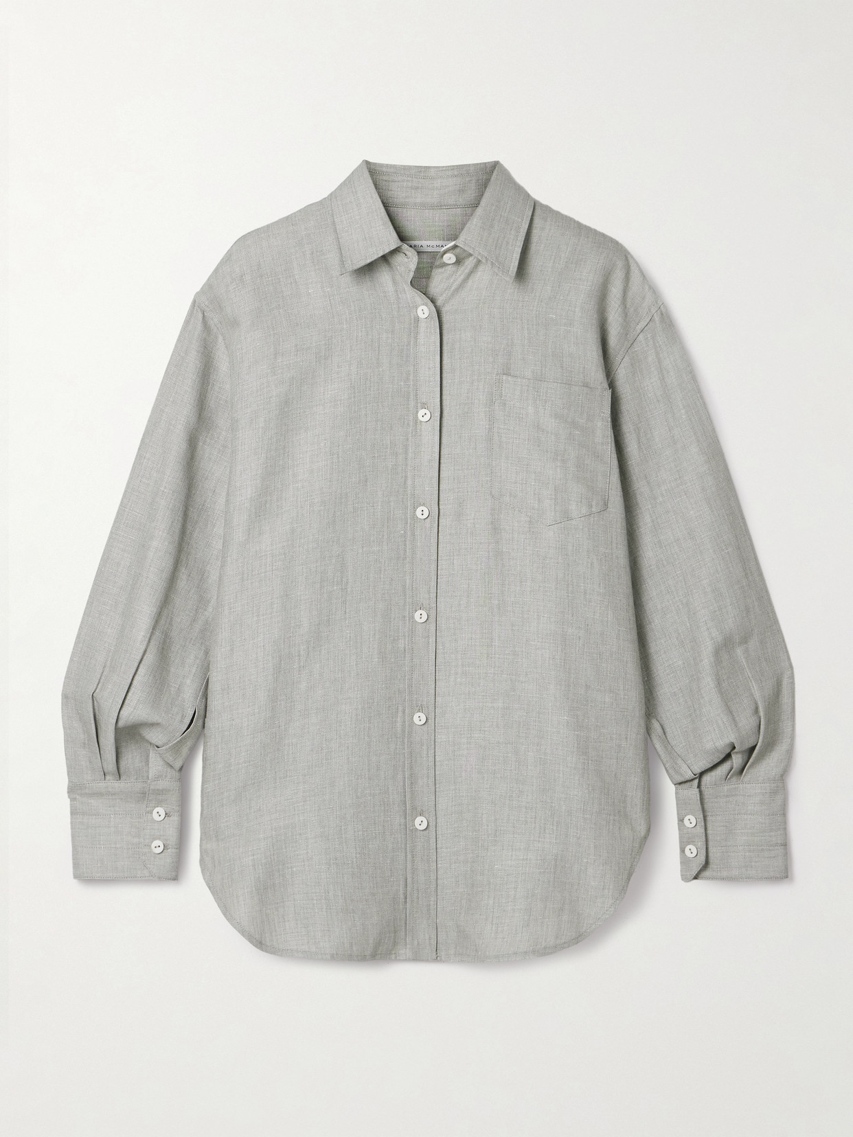 Maria Mcmanus Linen, Cotton And Wool-blend Twill Shirt