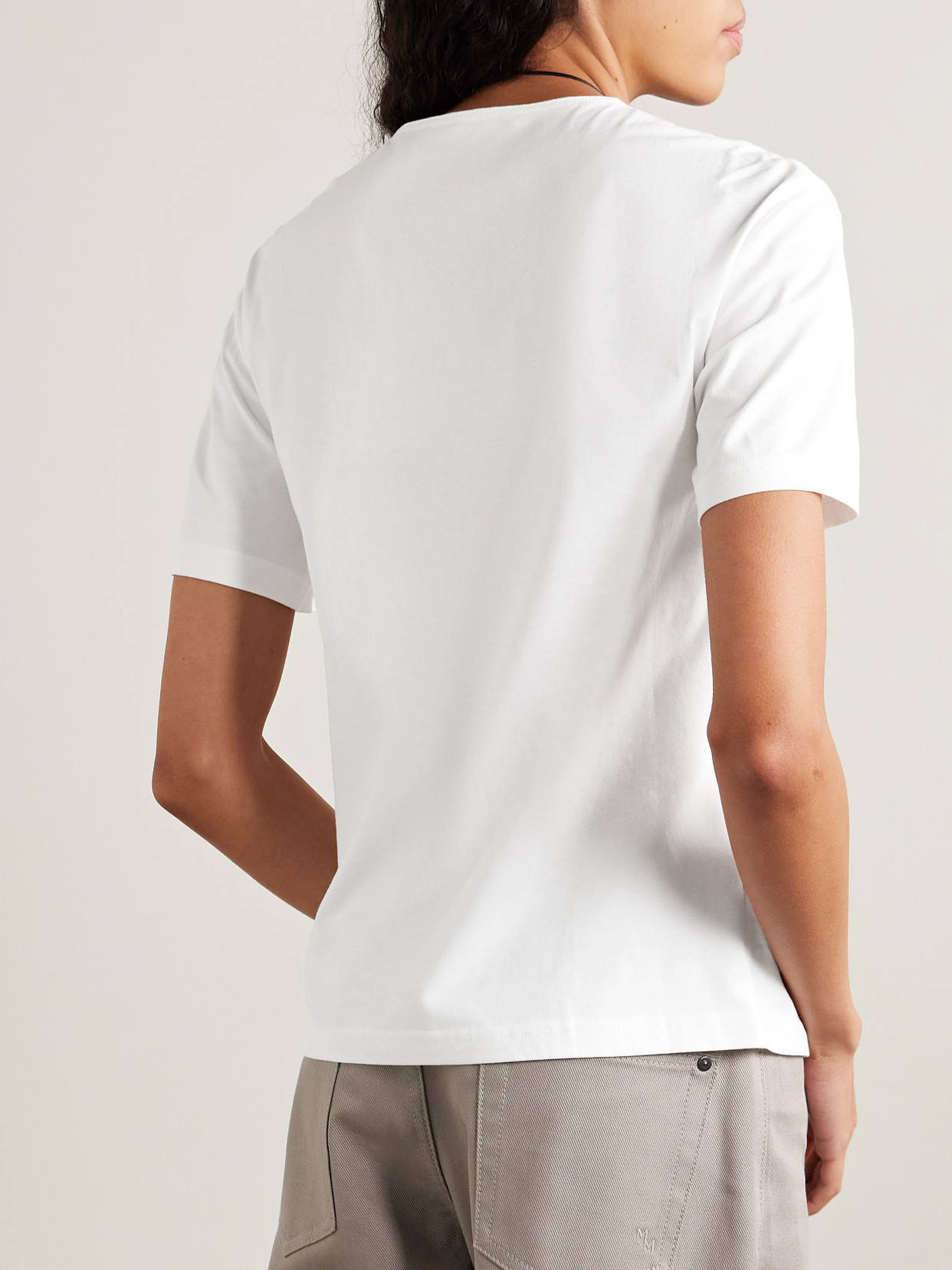 Maria Mcmanus Organic Cotton-jersey T-shirt In White