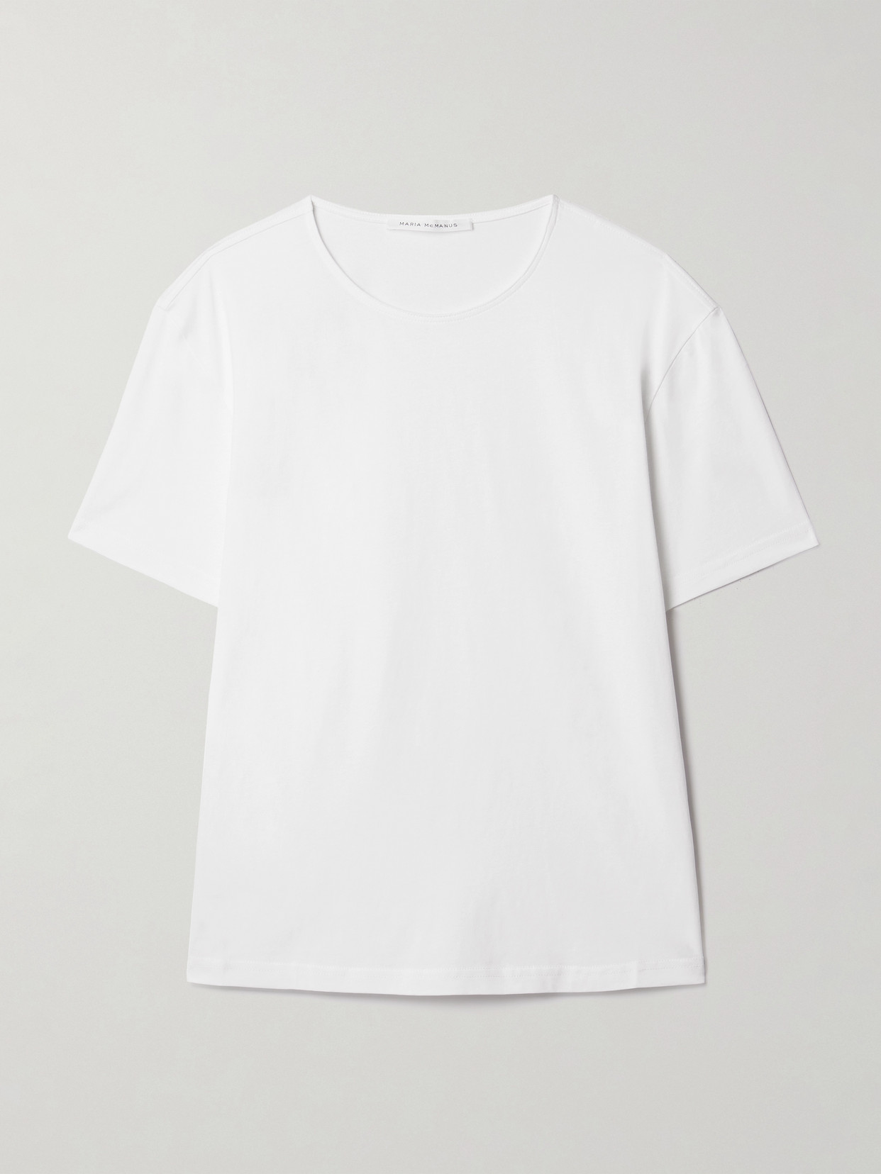 Maria Mcmanus Organic Cotton-jersey T-shirt In White