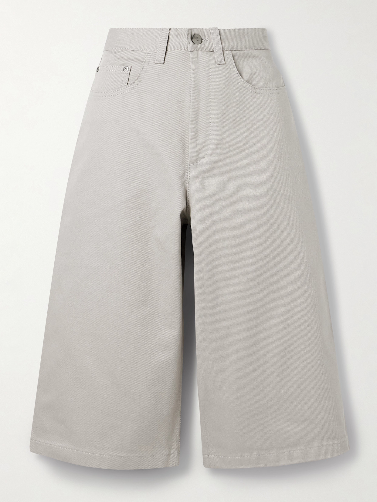 Maria Mcmanus Organic Denim Shorts In Gray