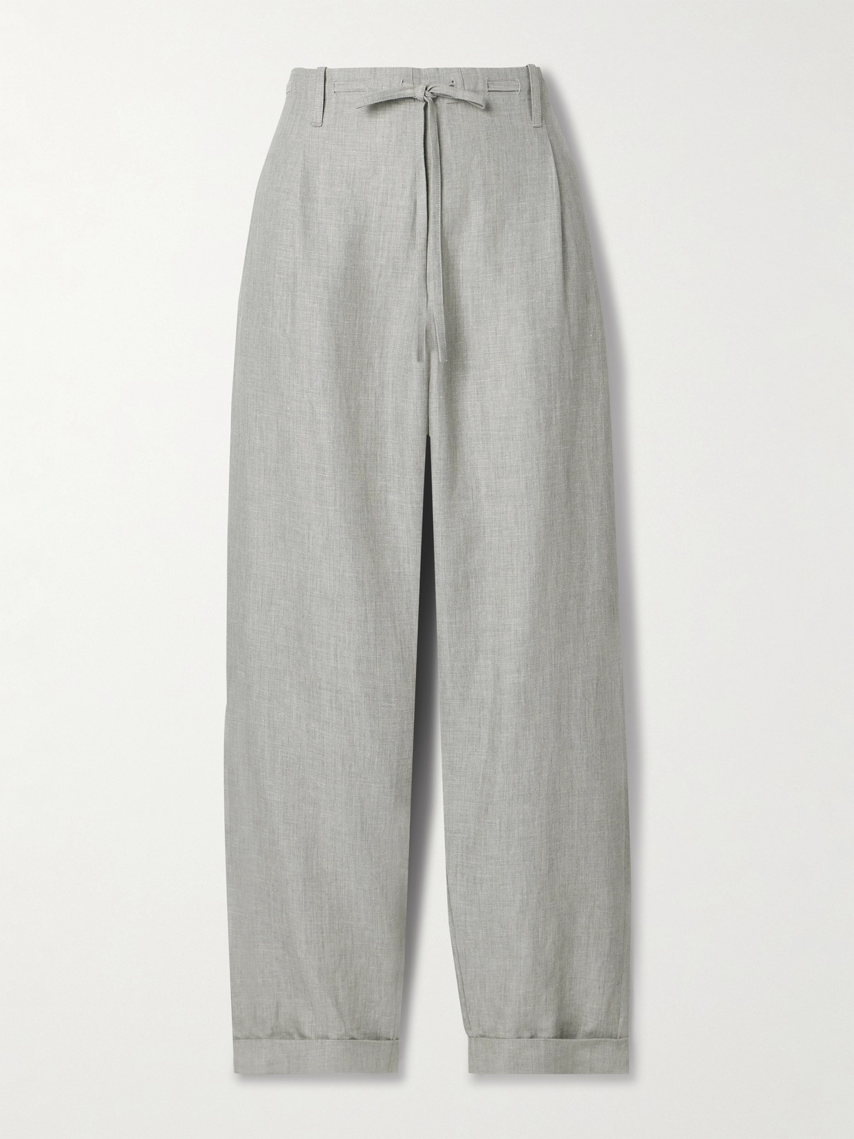 Maria Mcmanus Linen, Cotton And Wool-blend Twill Pants