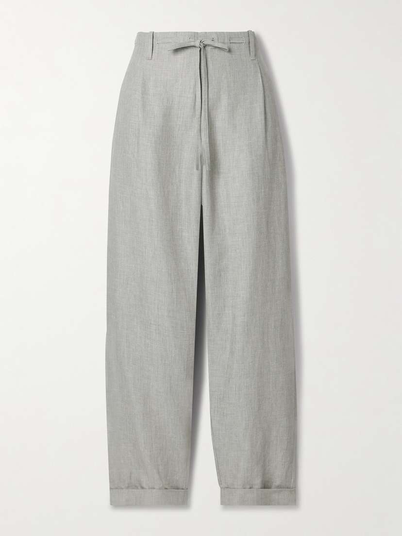Maria McManus Linen, Cotton And Wool-blend Twill Pants