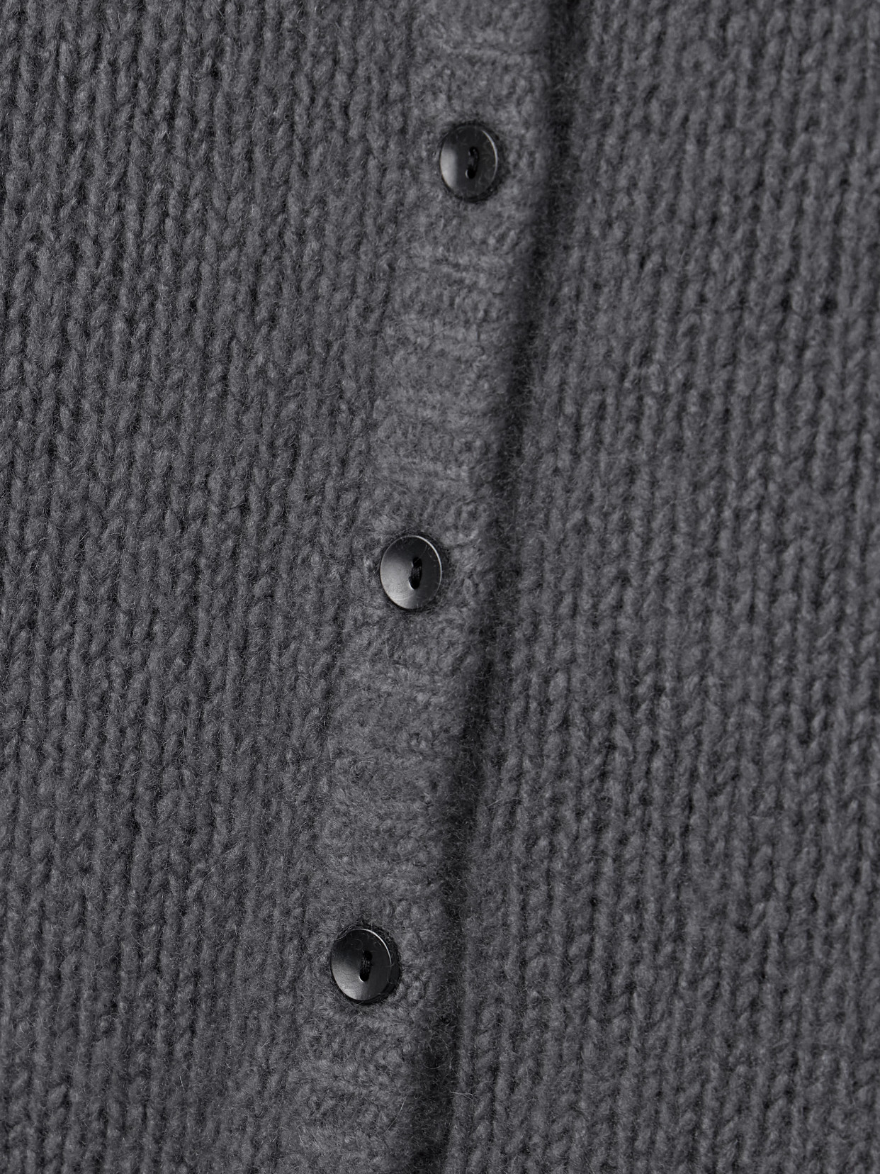 Maria Mcmanus Petite Knitted Cardigan In Gray