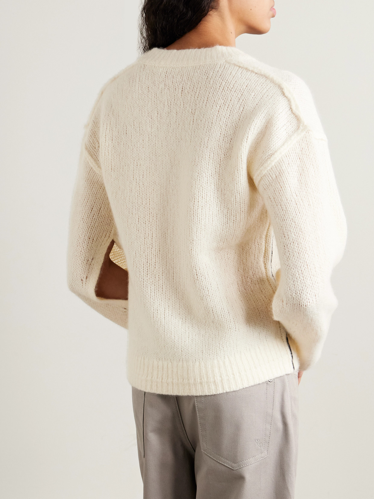 Maria Mcmanus Cashmere Sweater In White