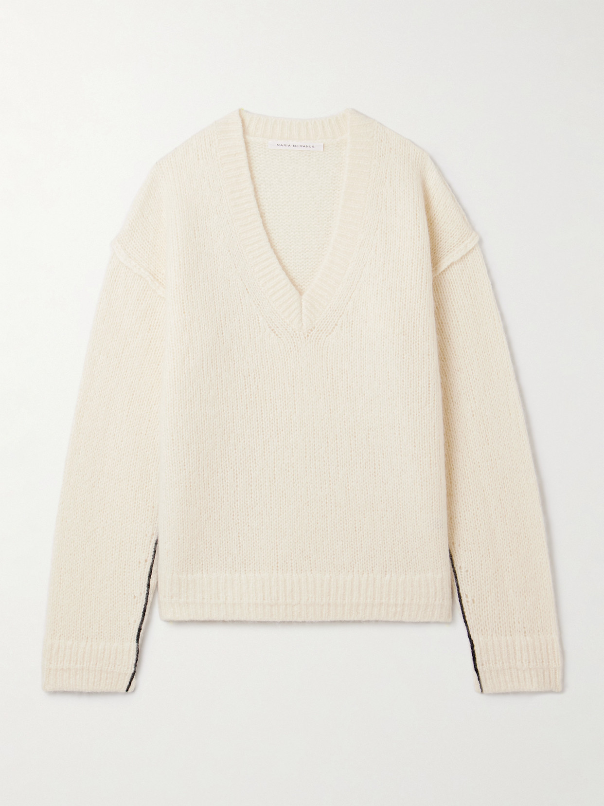 Maria Mcmanus Cashmere Sweater In White
