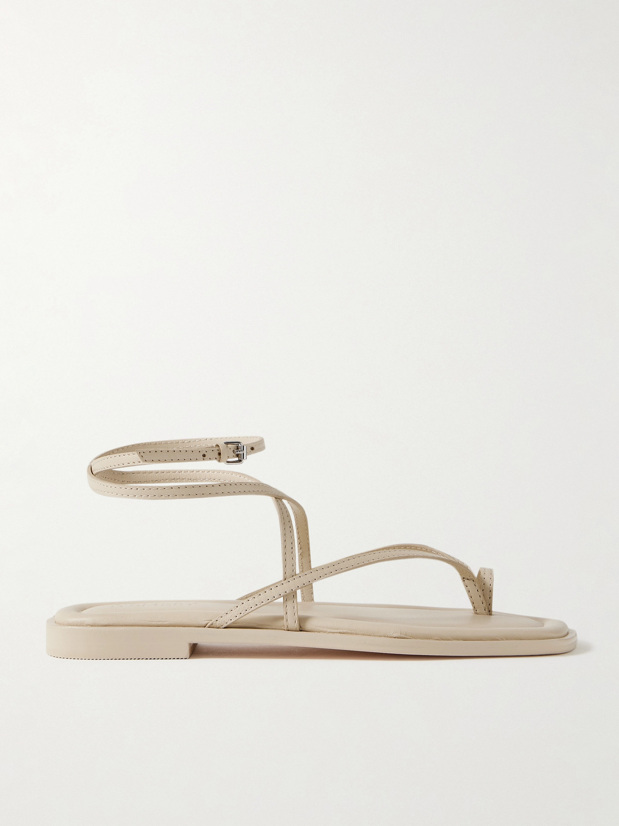Shop A.emery Davis Leather Sandals In Cream