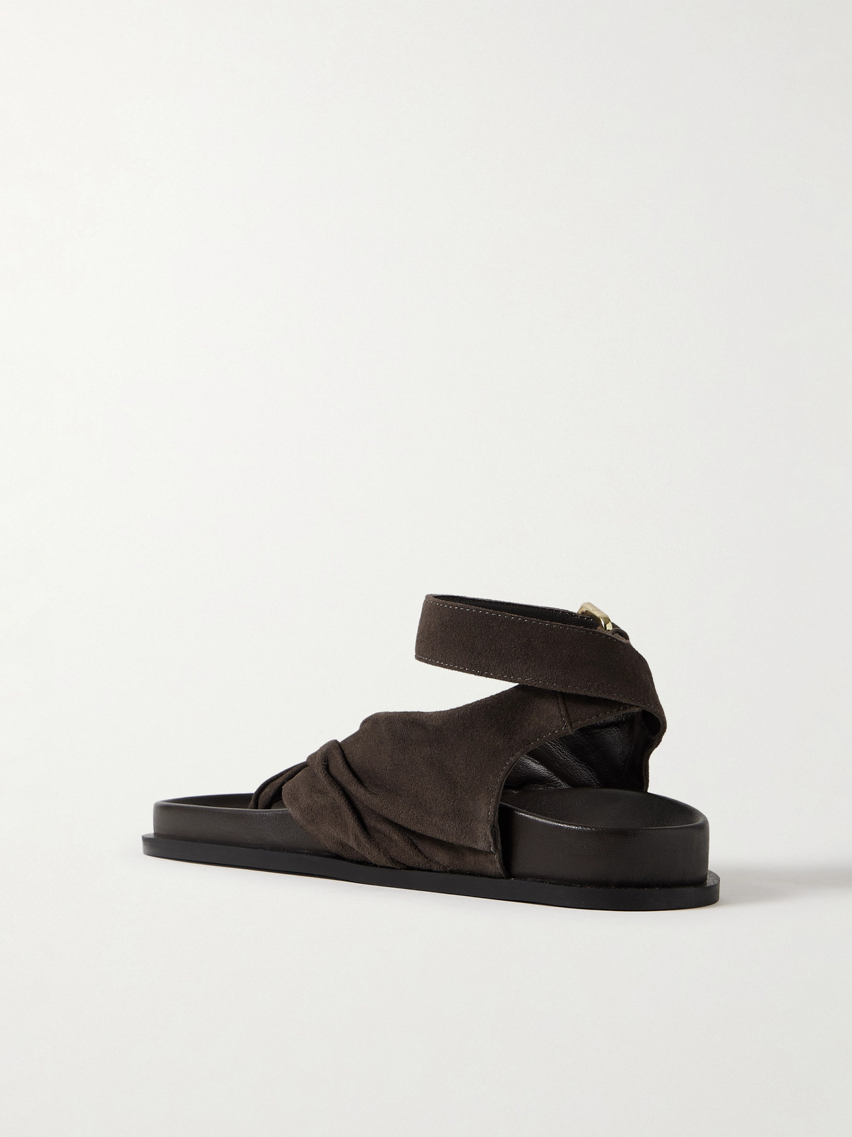 A.emery A. Emery Mantei Sandals Mulch Suede In Gray