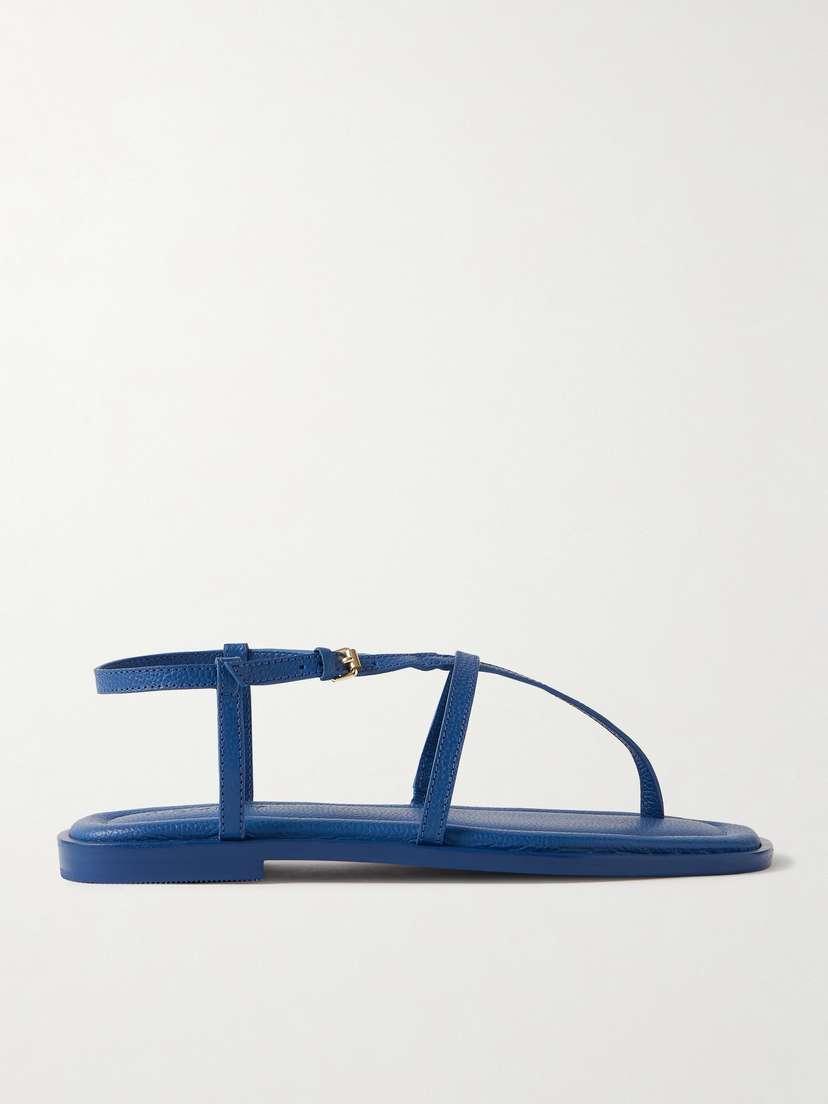 A Emery Remly Textured-leather Sandals