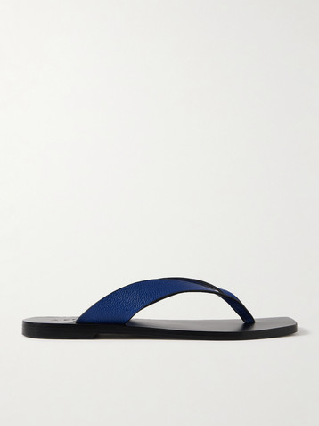 A.EMERY - Kinto textured-leather flip flops | Plush A.EMERY - Kinto textured-leather flip flops | Plush