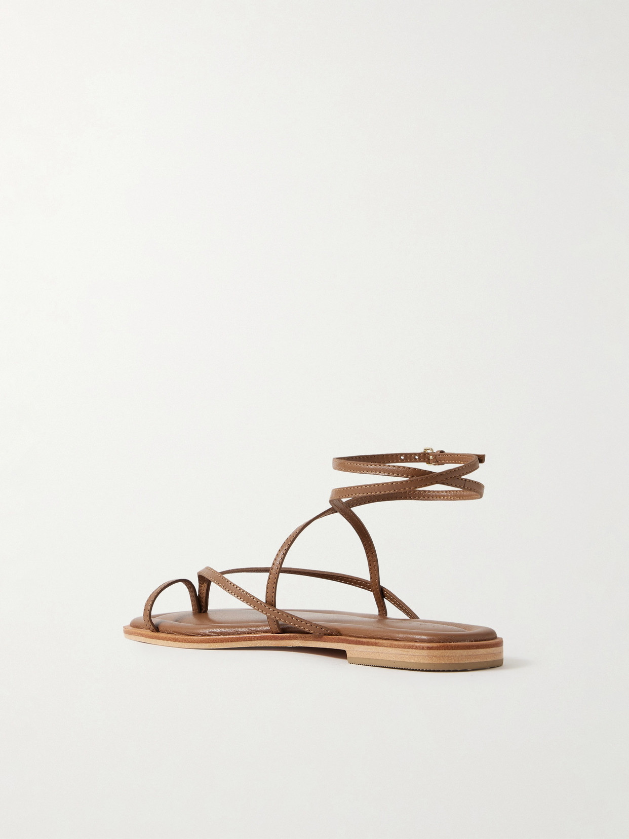 Shop A.emery Davis Leather Sandals In Brown