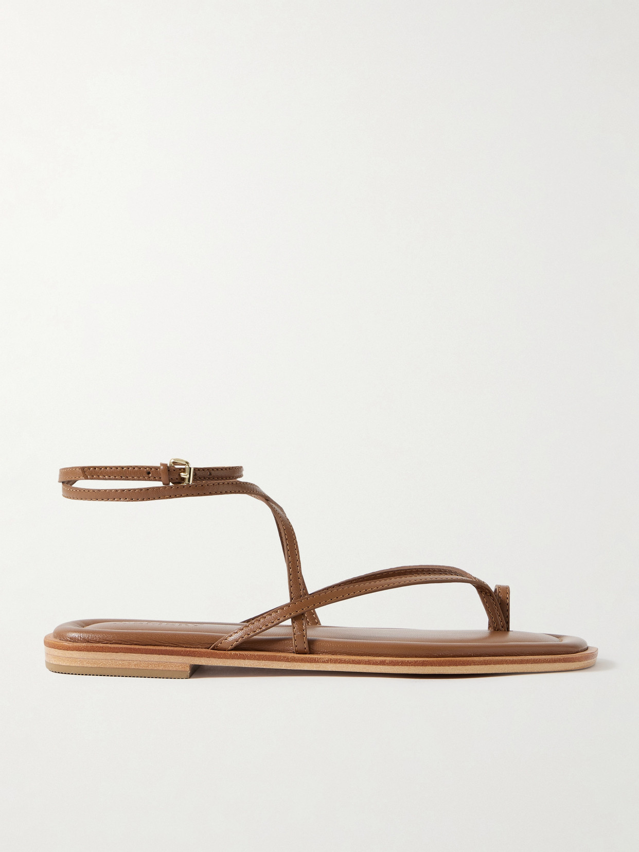 Shop A.emery Davis Leather Sandals In Brown