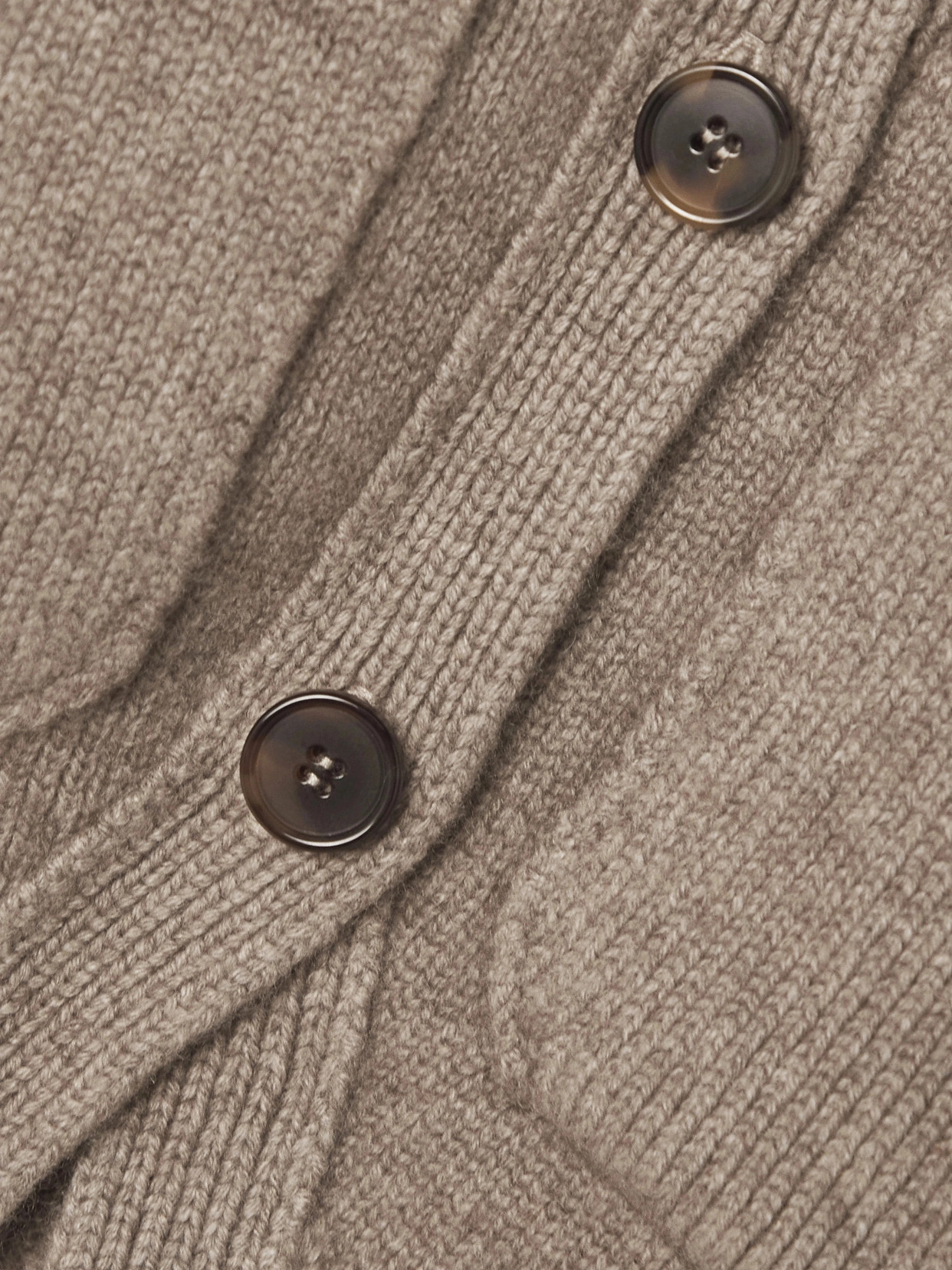 Khaite Scarlet Cashmere Cardigan In Gray