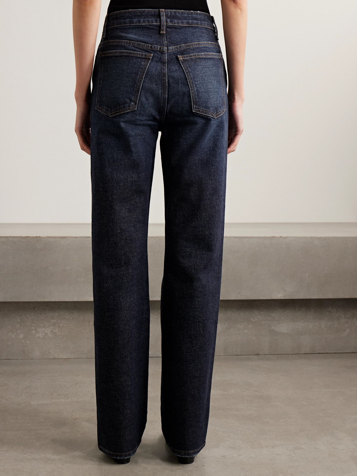 Khaite Danielle High-rise Straight-leg Jeans