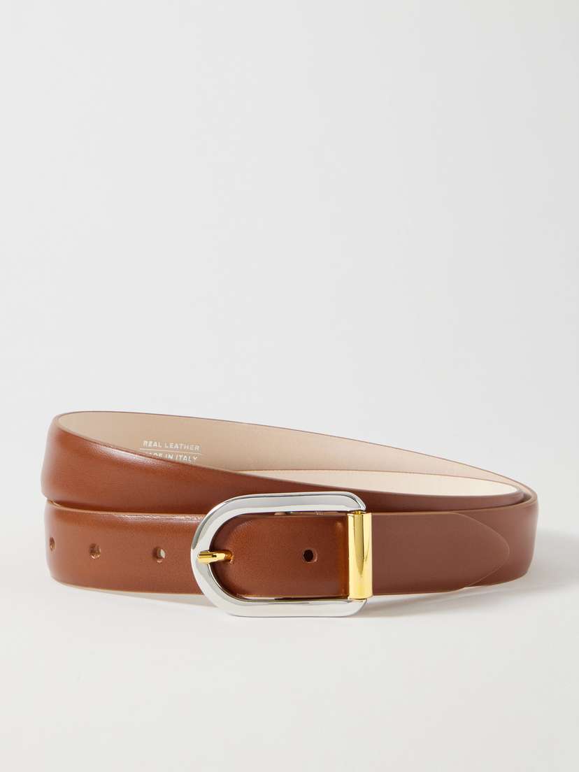 Déhanche Mija Mixed Metal Leather Belt