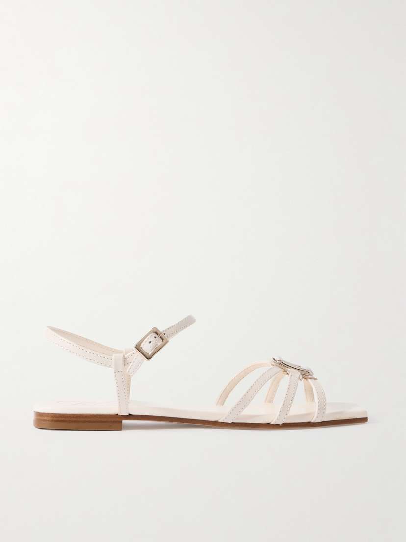 Roger Vivier Viv'By The Sea Leather Sandals