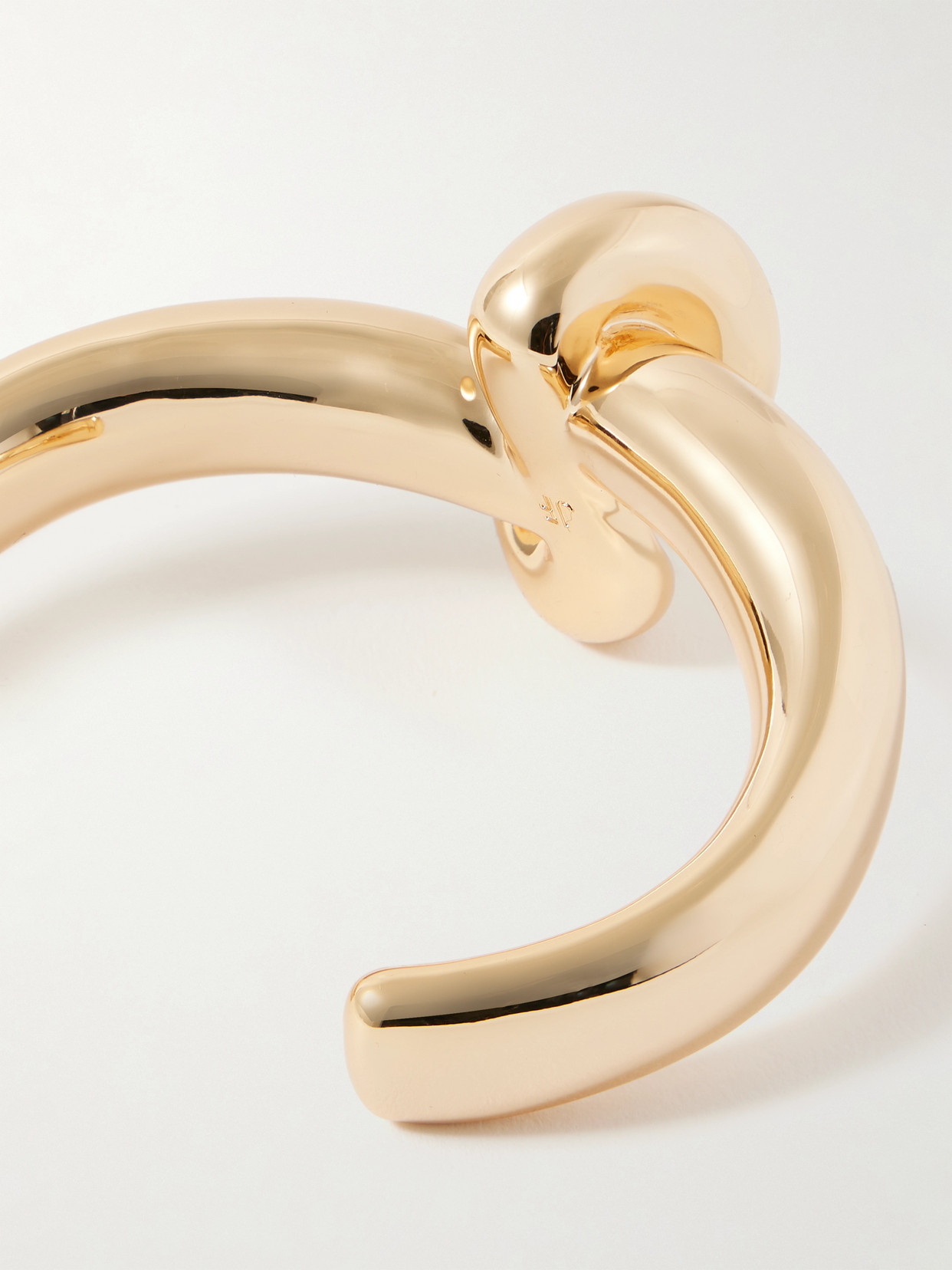 Jennifer Fisher Thin Knot Cuff Bracelet In Gold
